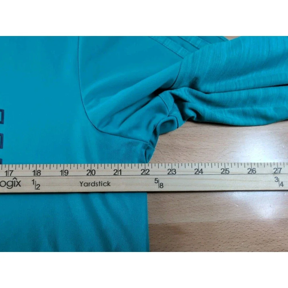 Charlotte Hornets Adidas Long Sleeve Shirt Mens Large Teal NBA Basketball